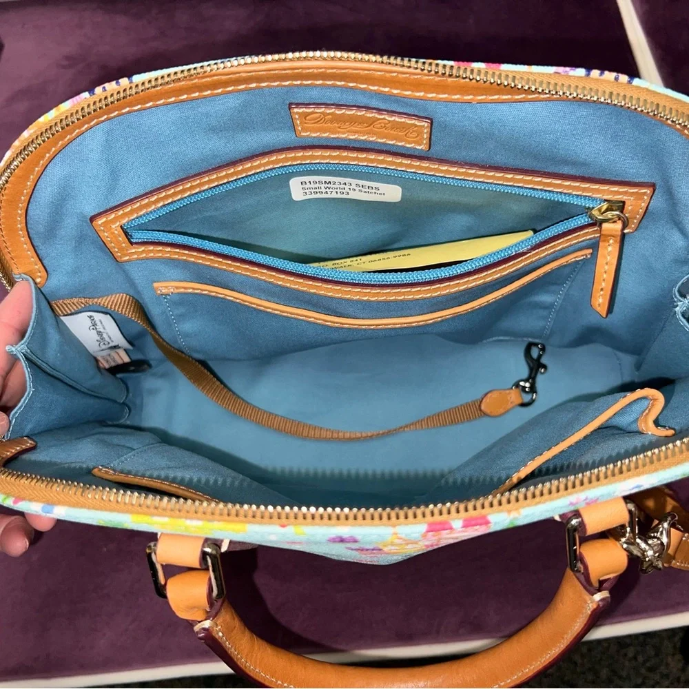 Dooney & Bourke Disney It’s a Small World satchel - Picture 3 of 4